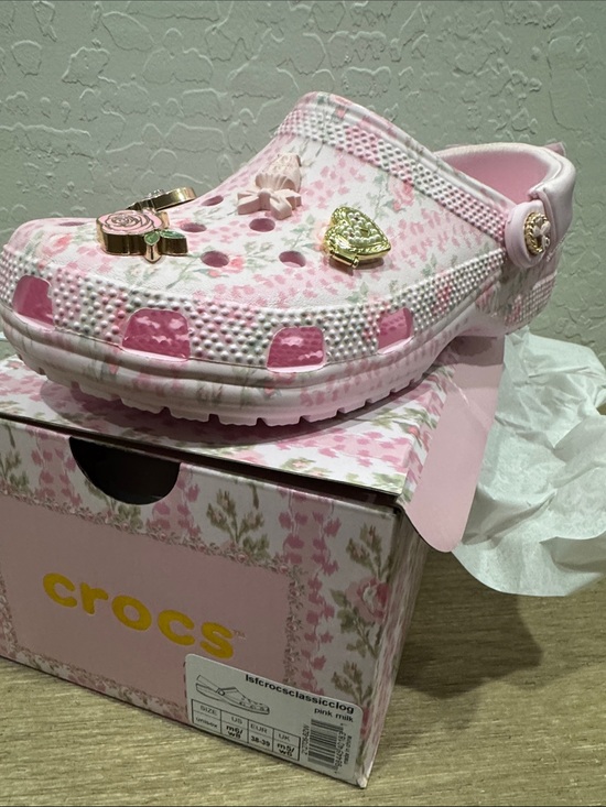 CROCS Shoes - NWT LoveShackFancy x Crocs Classic Clogs – Pink Milk – Women’s 8 / Men’s 6